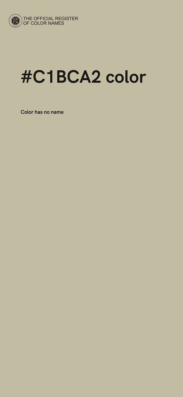 #C1BCA2 color image