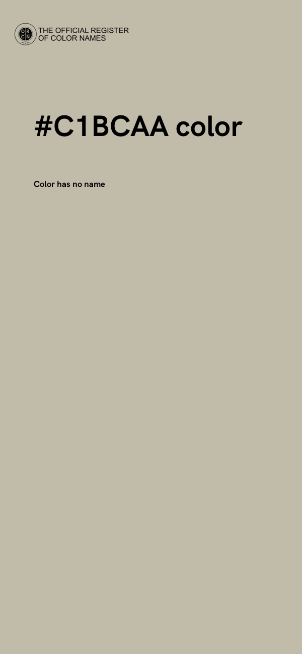 #C1BCAA color image