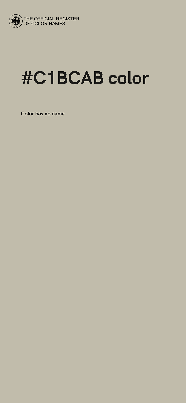 #C1BCAB color image