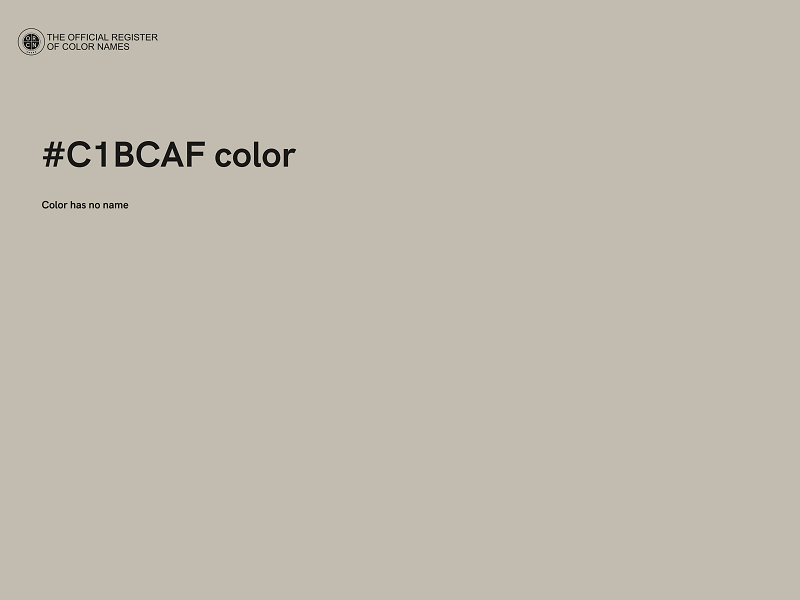 #C1BCAF color image