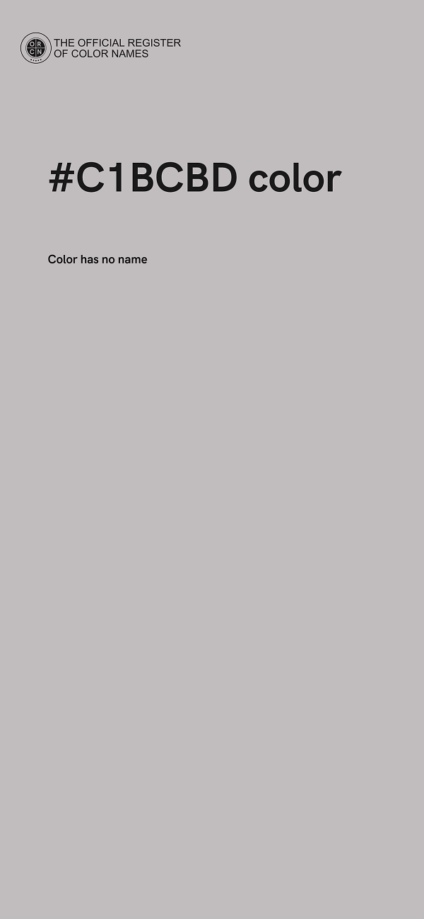 #C1BCBD color image