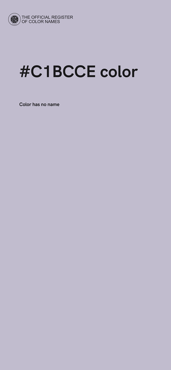 #C1BCCE color image
