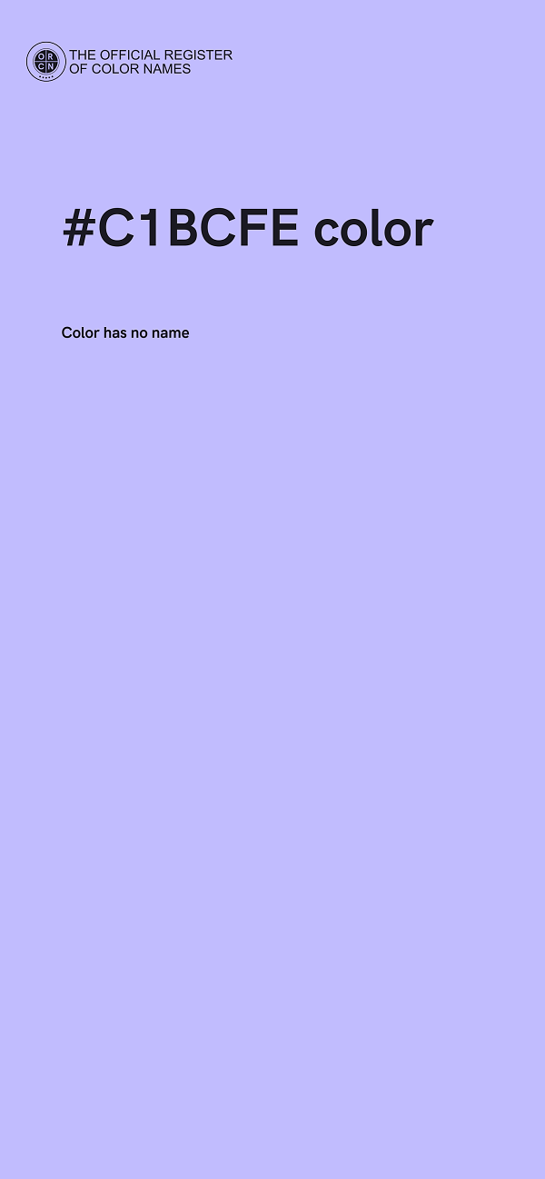 #C1BCFE color image