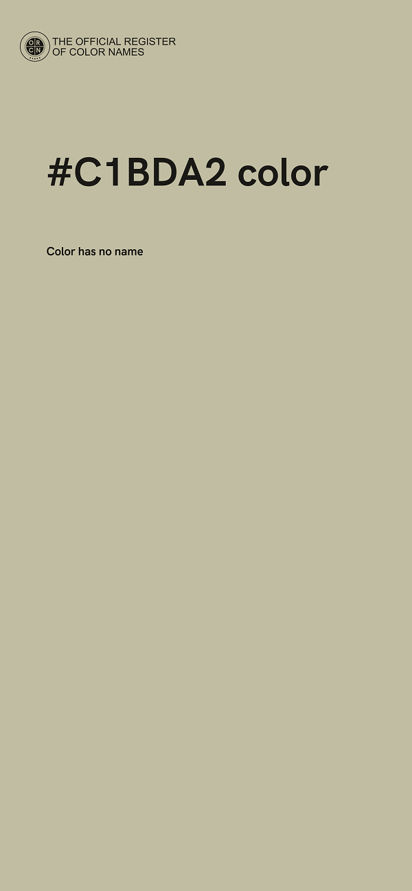 #C1BDA2 color image