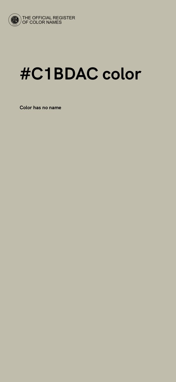 #C1BDAC color image