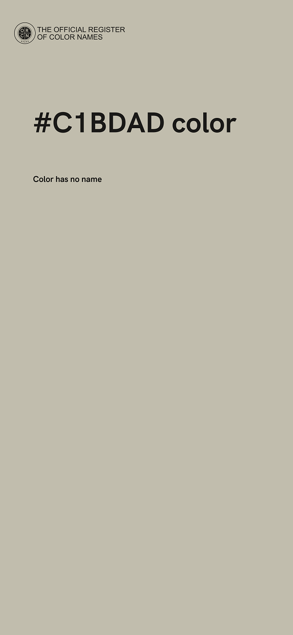 #C1BDAD color image