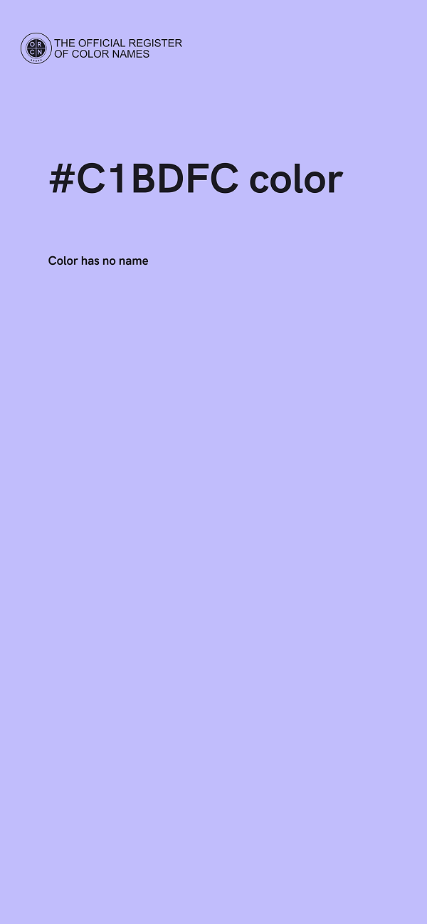 #C1BDFC color image
