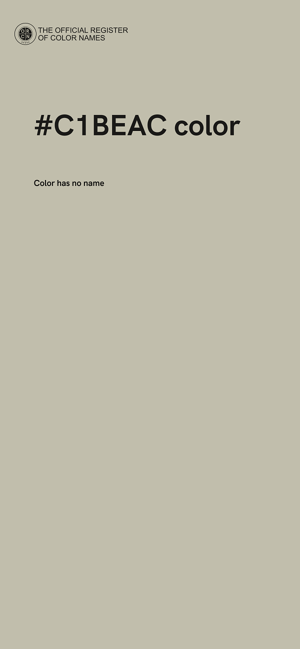 #C1BEAC color image