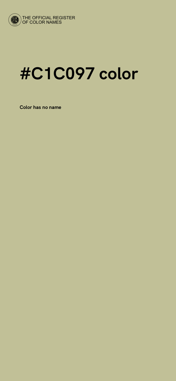 #C1C097 color image