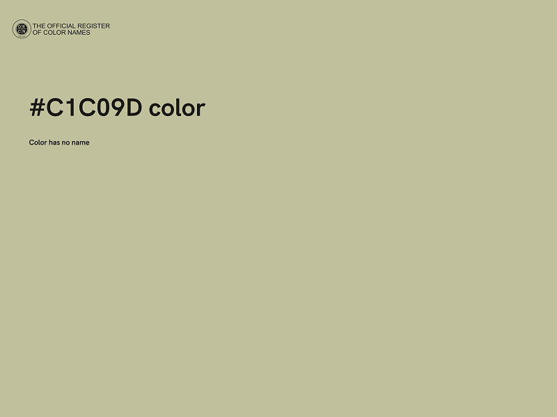 #C1C09D color image