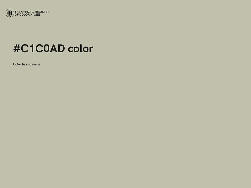 #C1C0AD color image