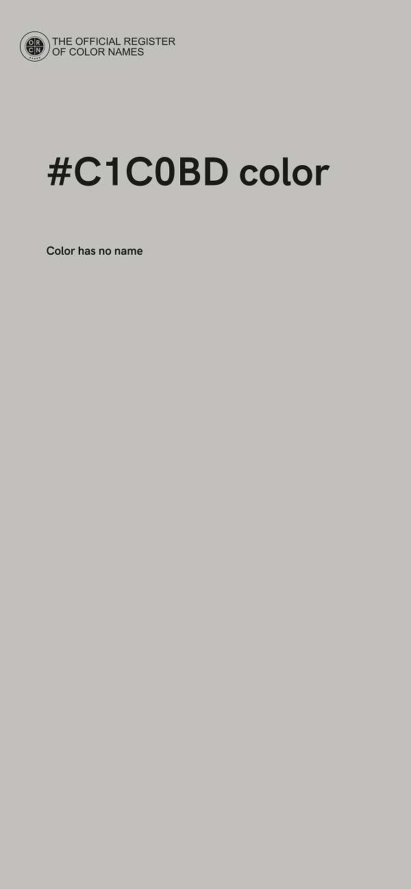 #C1C0BD color image
