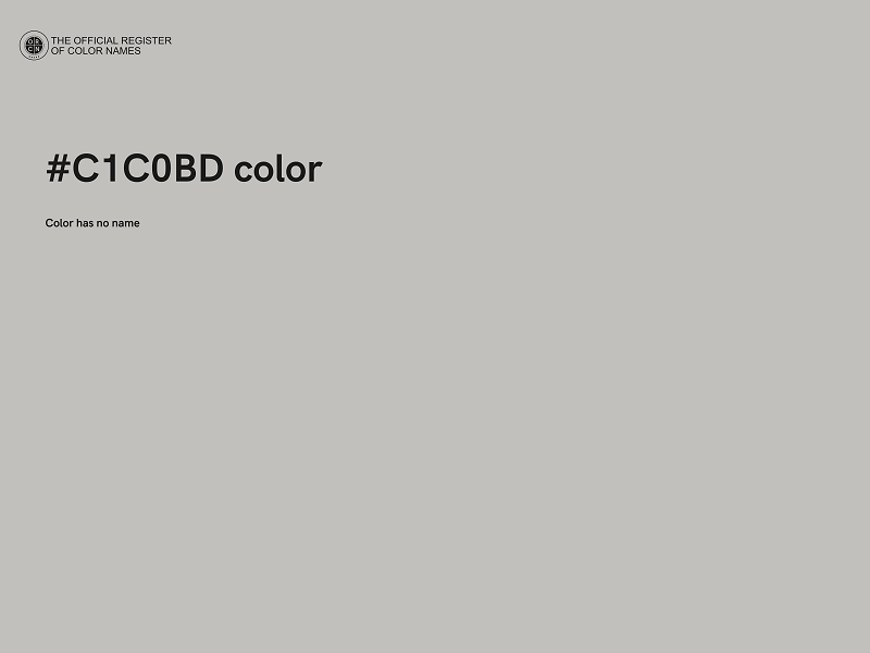 #C1C0BD color image