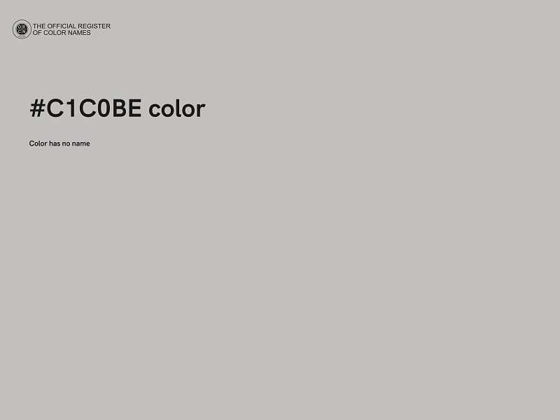 #C1C0BE color image