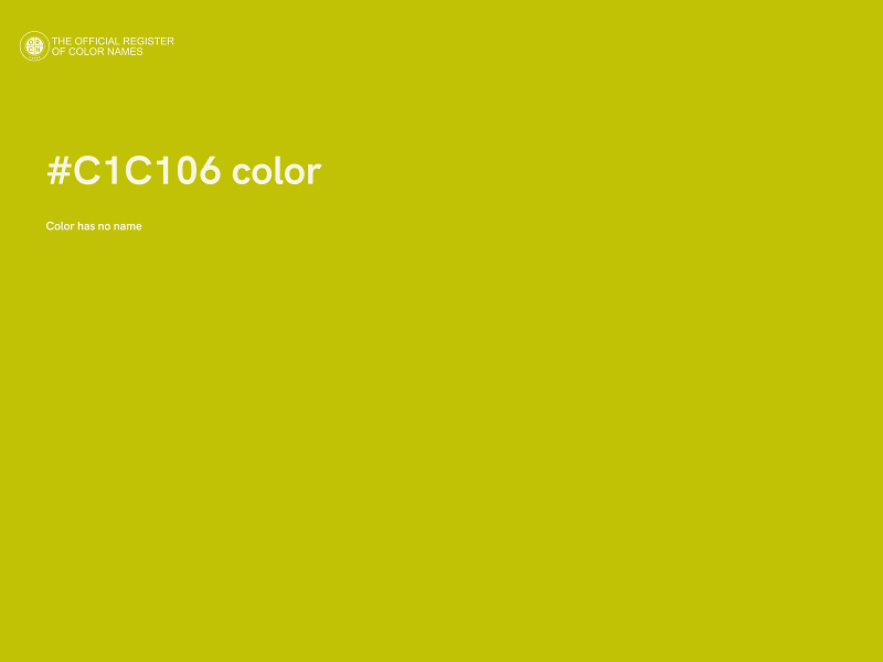 #C1C106 color image