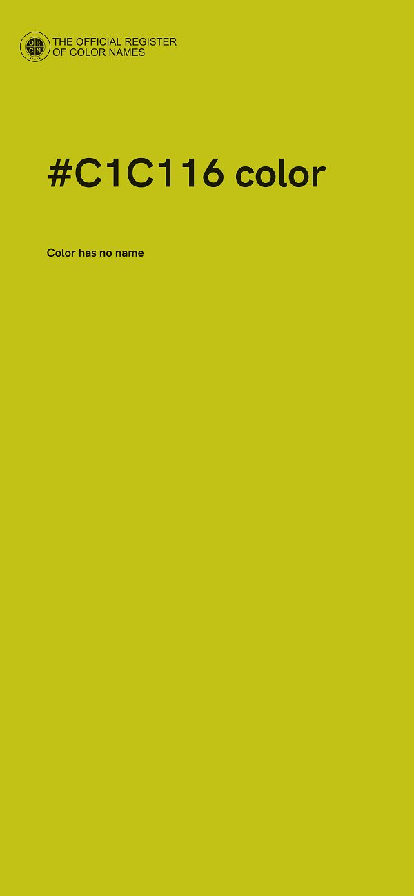 #C1C116 color image