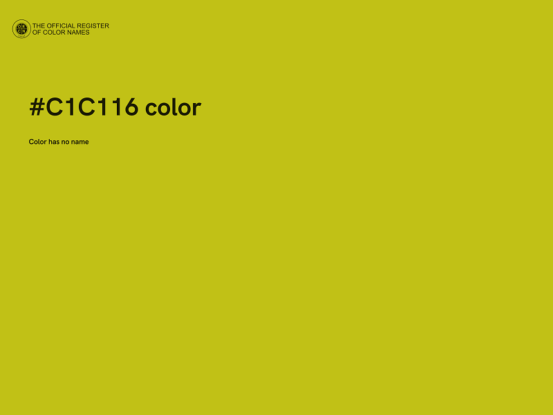 #C1C116 color image