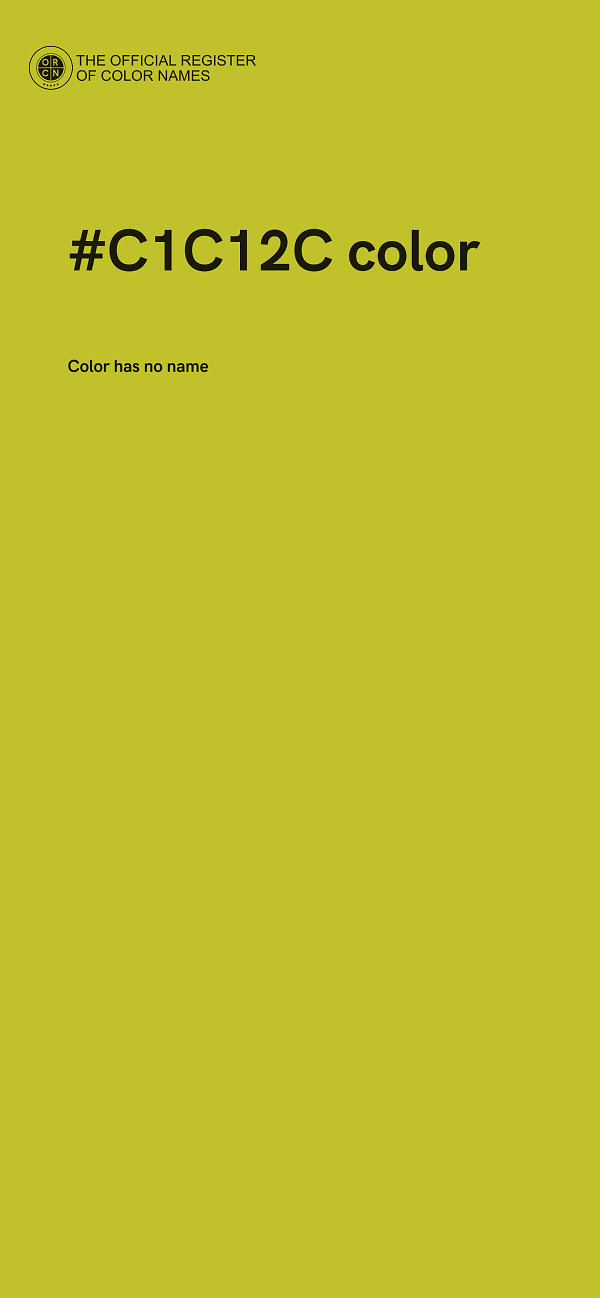 #C1C12C color image