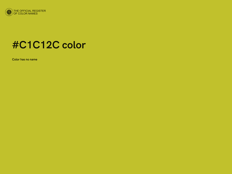 #C1C12C color image