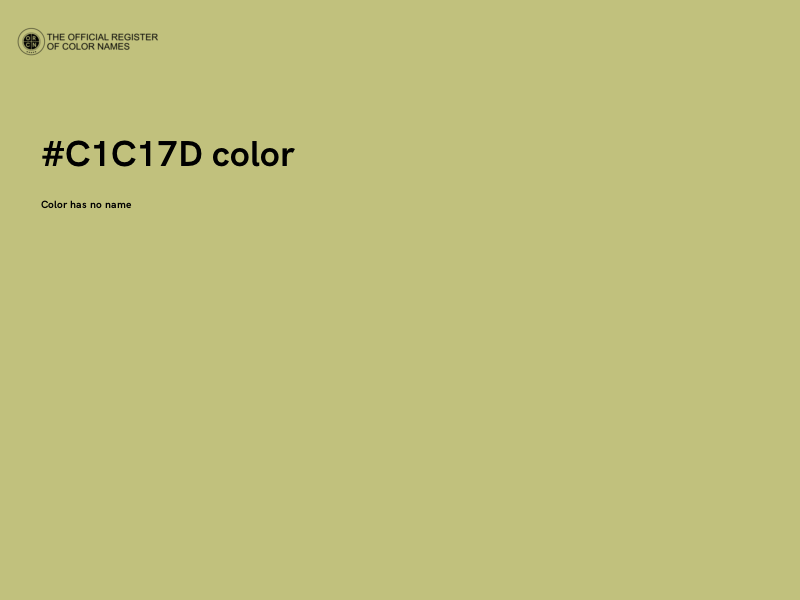 #C1C17D color image