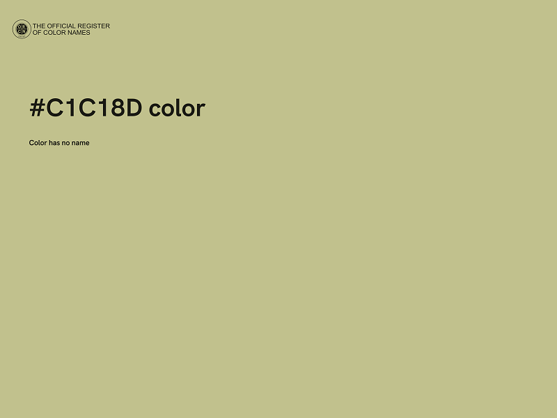 #C1C18D color image