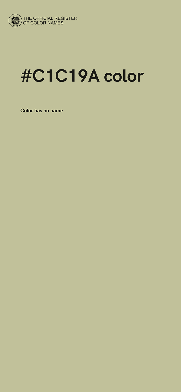 #C1C19A color image