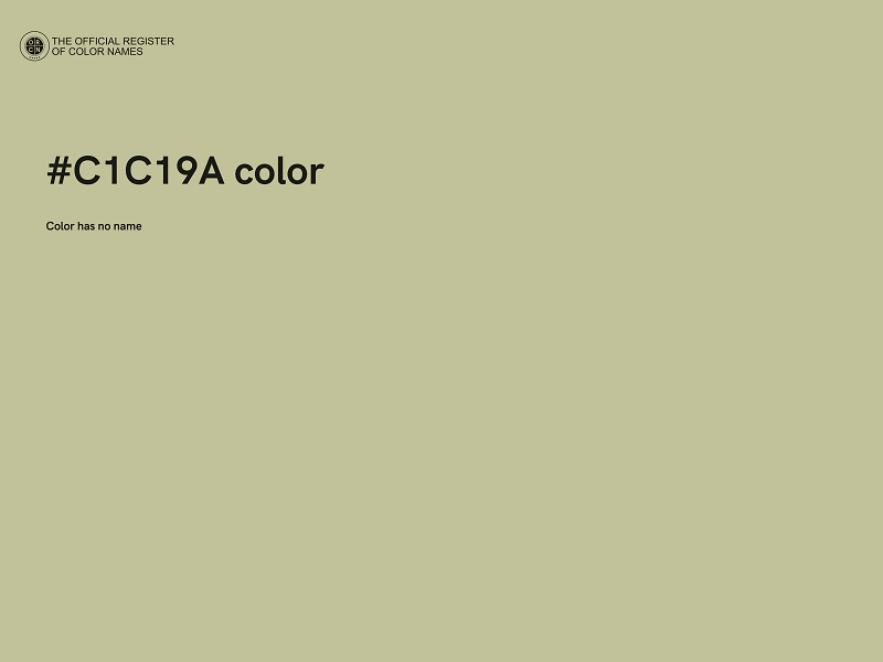 #C1C19A color image