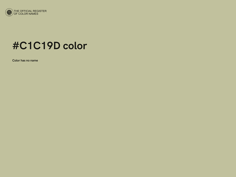 #C1C19D color image