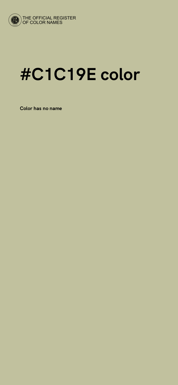 #C1C19E color image
