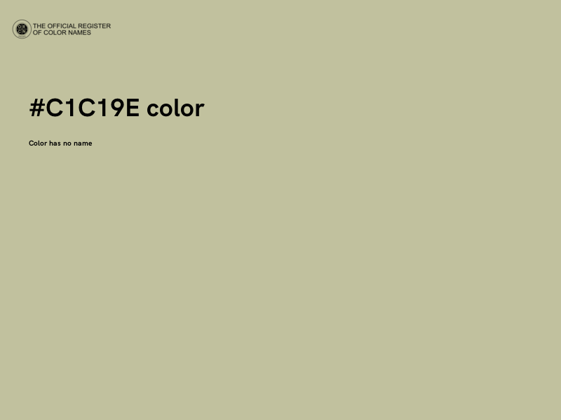 #C1C19E color image