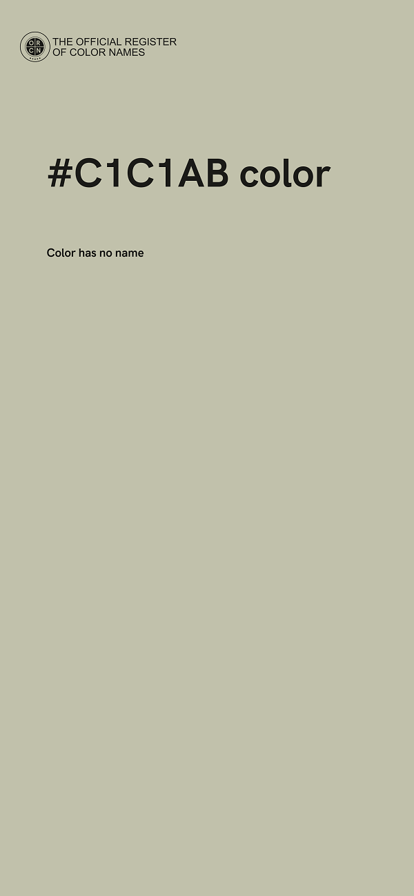 #C1C1AB color image