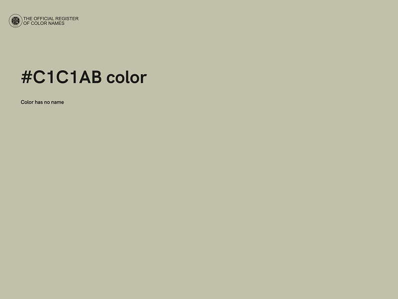 #C1C1AB color image