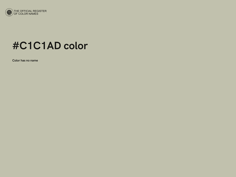 #C1C1AD color image