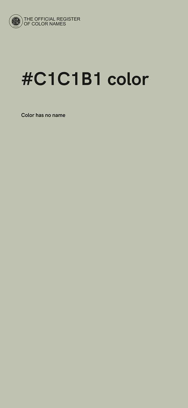 #C1C1B1 color image