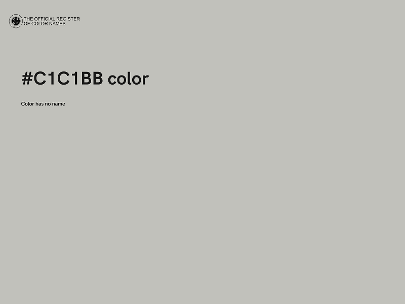 #C1C1BB color image