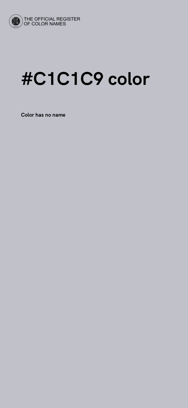#C1C1C9 color image