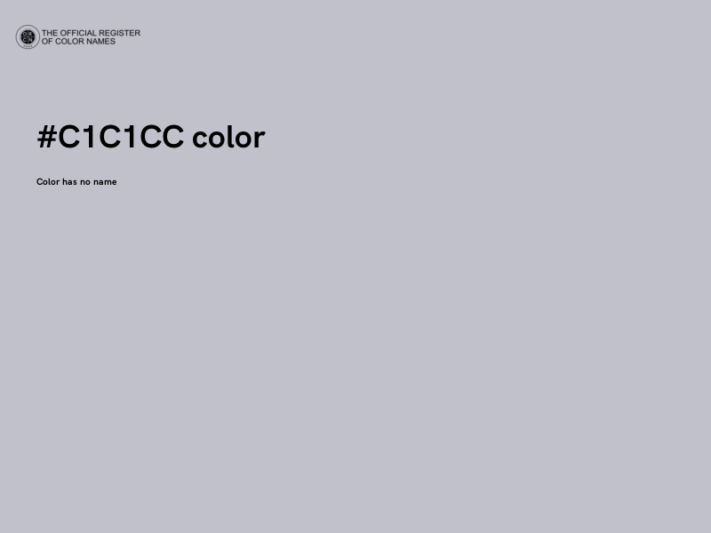 #C1C1CC color image