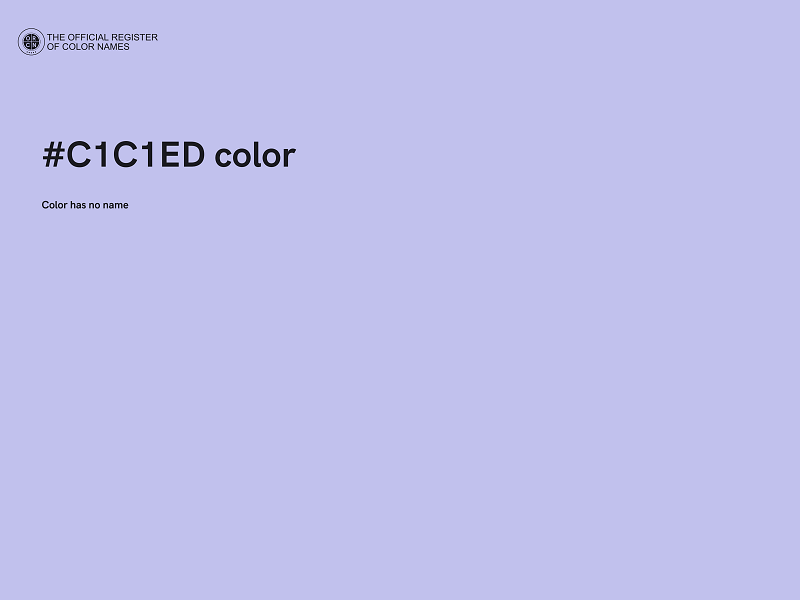 #C1C1ED color image