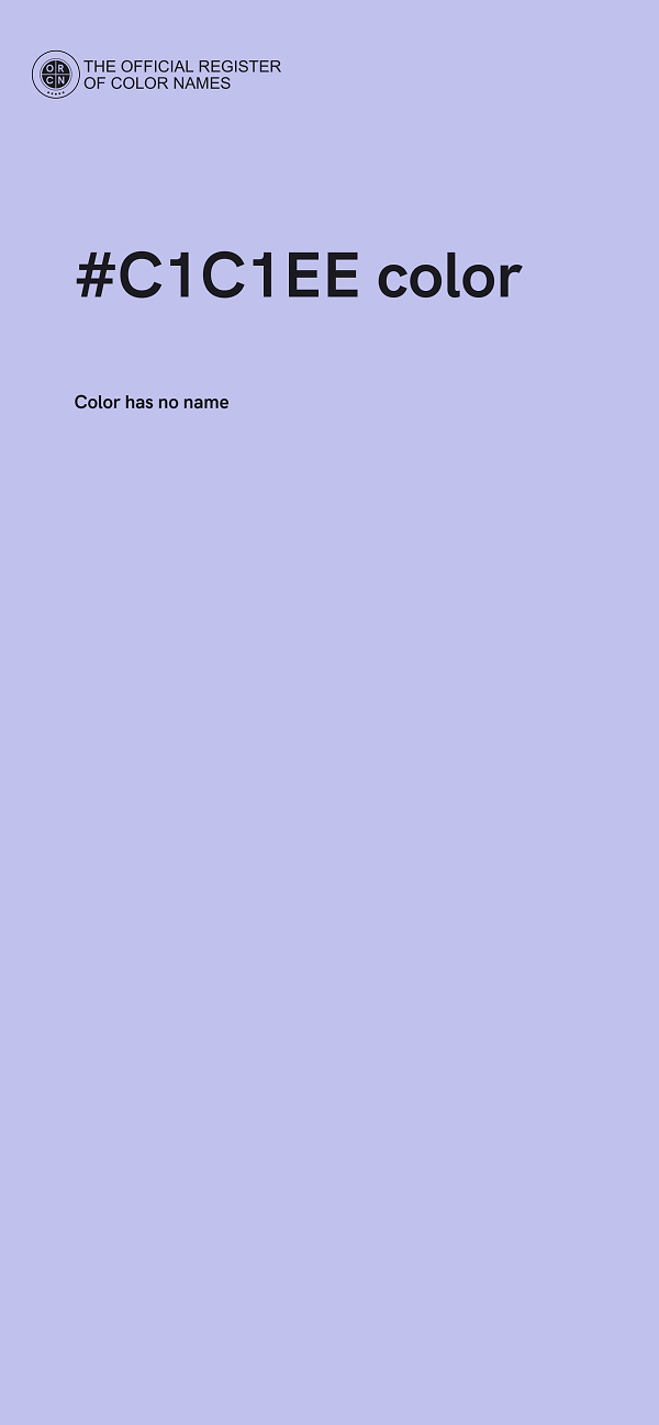 #C1C1EE color image