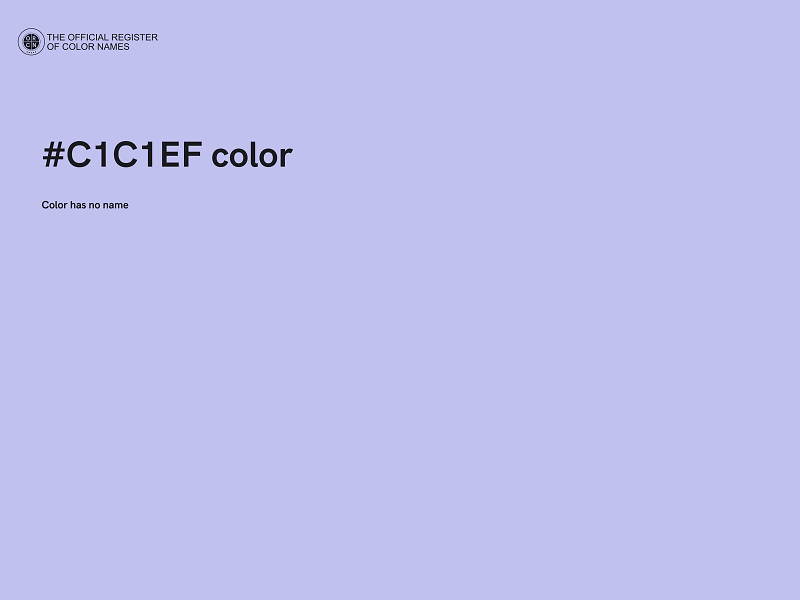 #C1C1EF color image