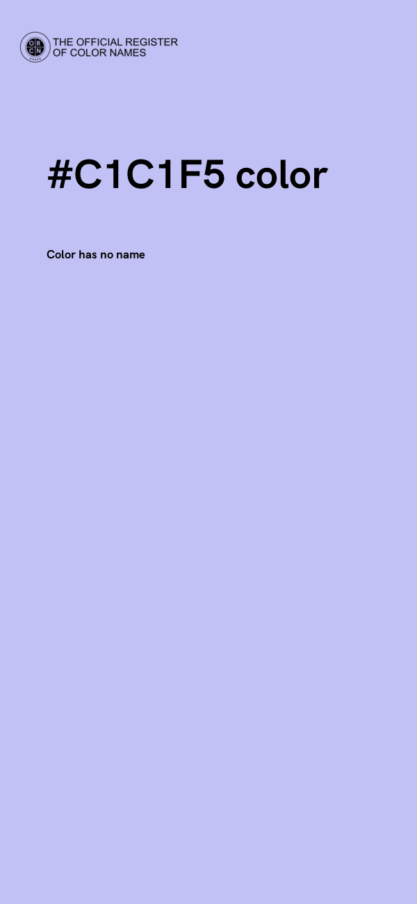 #C1C1F5 color image
