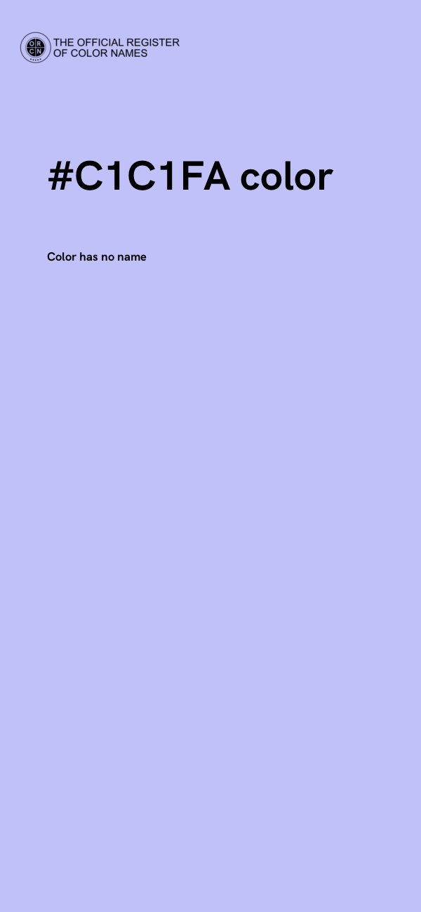#C1C1FA color image
