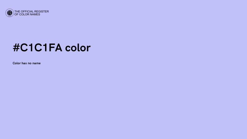 #C1C1FA color image