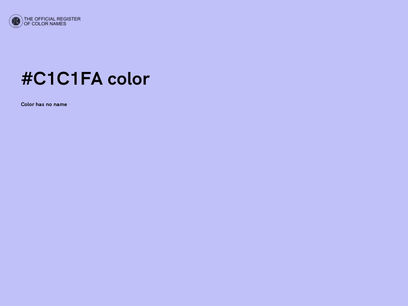 #C1C1FA color image
