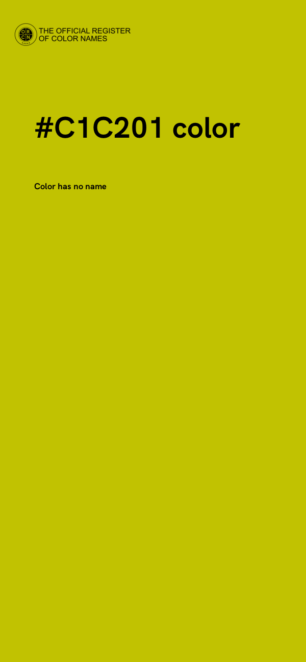 #C1C201 color image