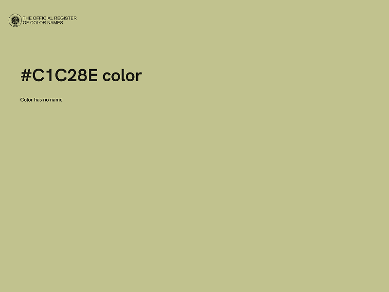 #C1C28E color image