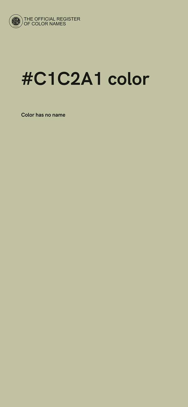 #C1C2A1 color image