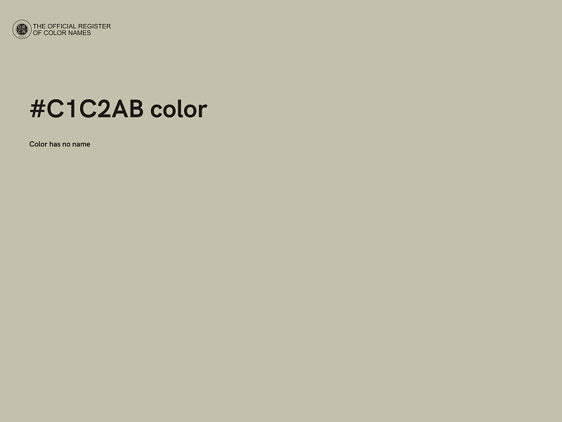 #C1C2AB color image