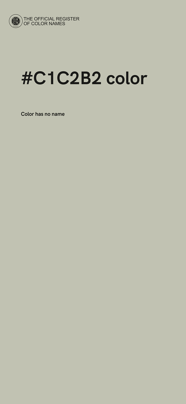 #C1C2B2 color image