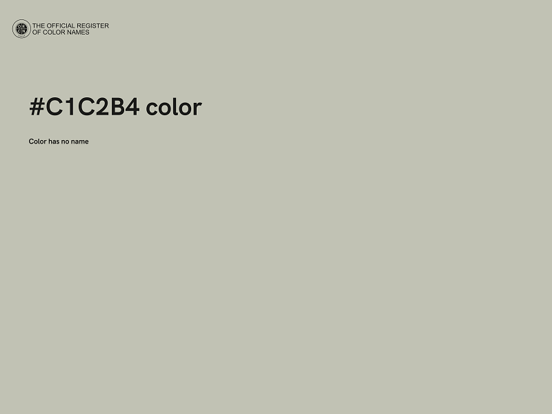 #C1C2B4 color image